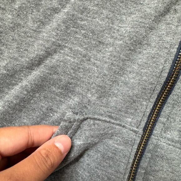 Aviator Nation Gray Hoodie with Multicolor Stripes - Picture 2 of 7